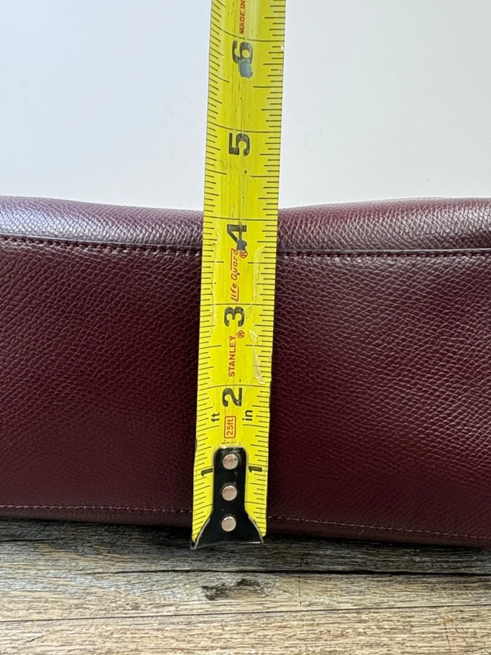 Coach Mini Bennett Satchel Oxblood Leather F36624  Bag Burgundy - Picture 11 of 13